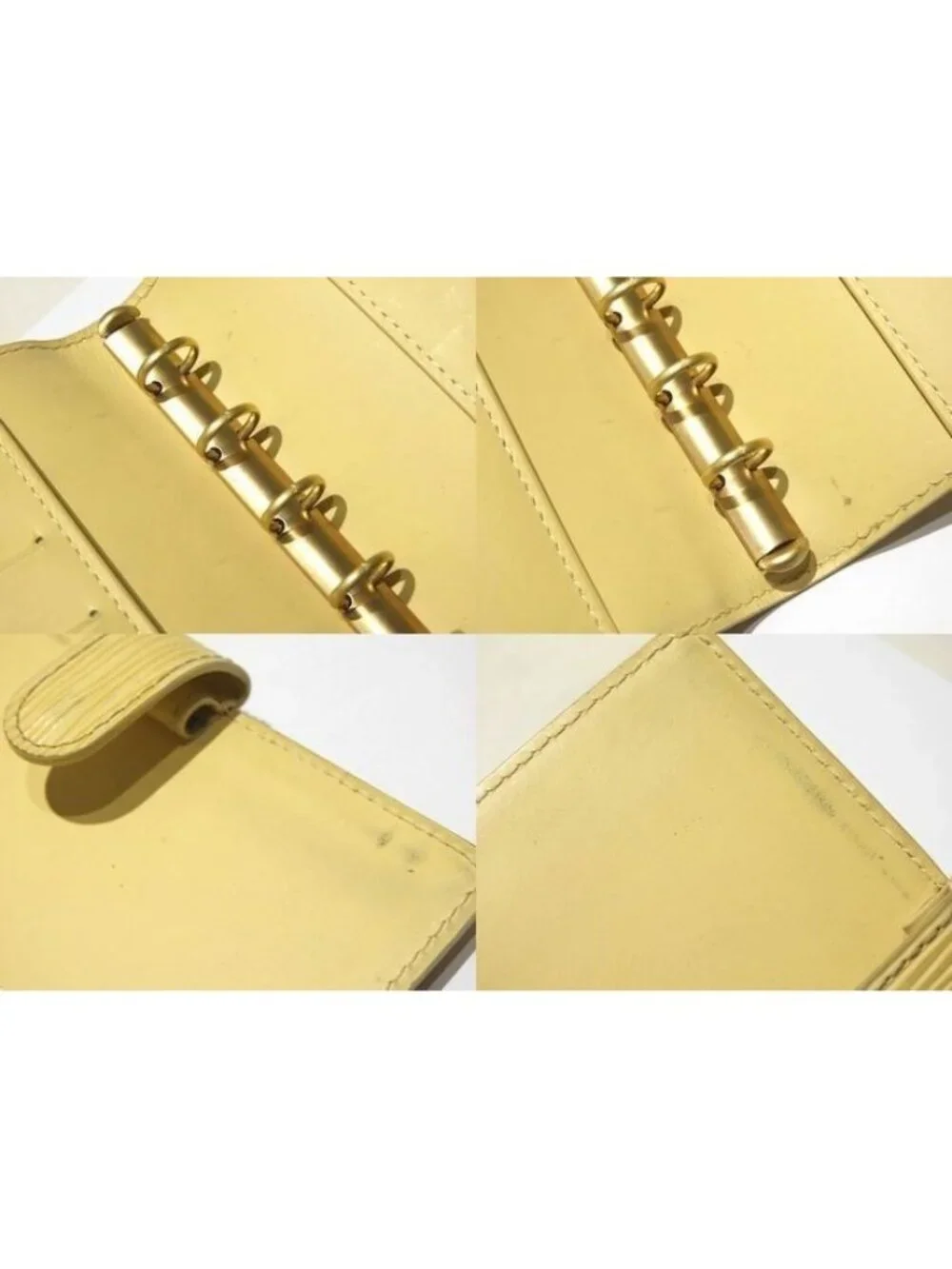 Louis Vuitton Agenda PM Cover Epi Cream Vintage